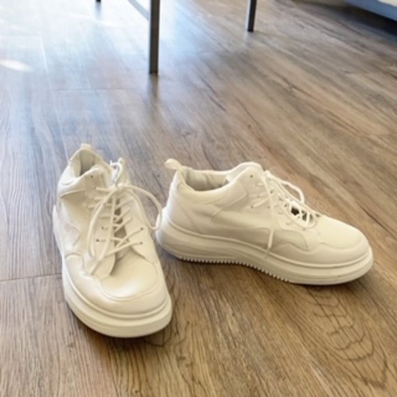 White Chunky NastyGal Sneakers - Picture 1 of 1
